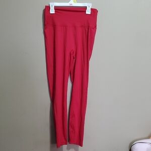 Lululemon Red High-Waisted Leggings Size 8